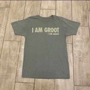 Marvel Comics I Am Groot Tee Shirt S Green Short Sleeve Graphic Crewneck T-shirt